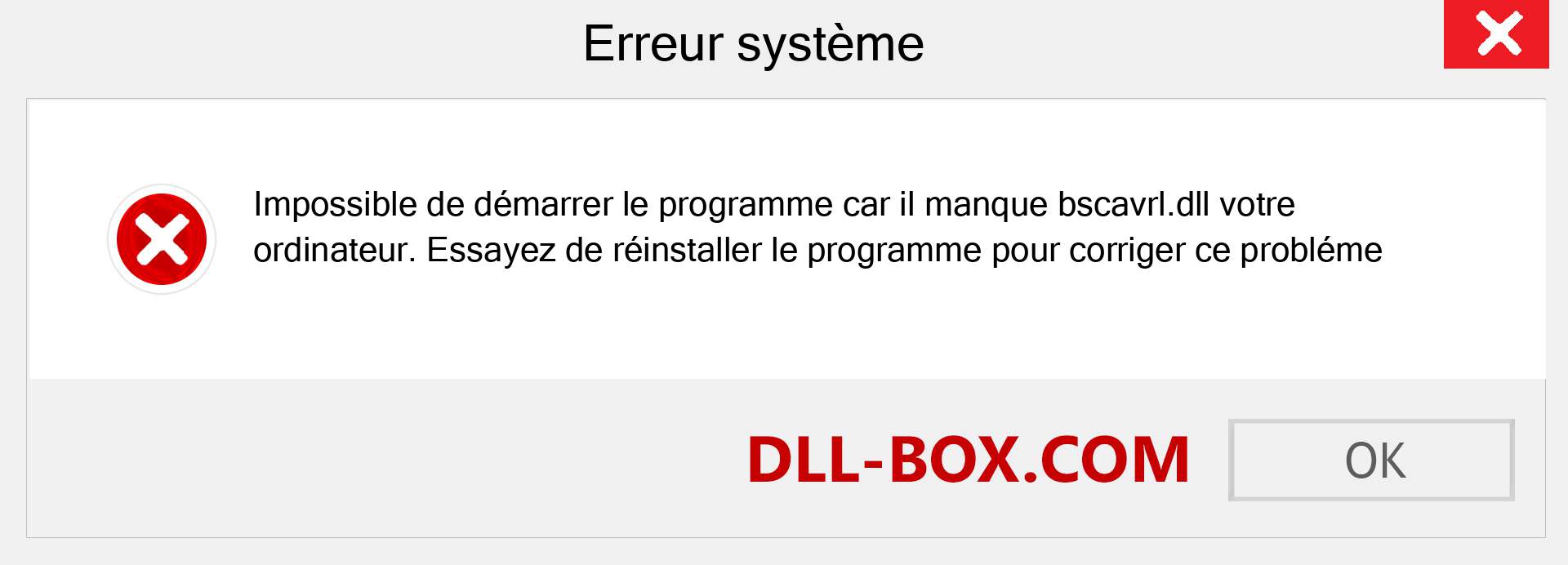 Le fichier bscavrl.dll est manquant ?. Télécharger pour Windows 7, 8, 10 - Correction de l'erreur manquante bscavrl dll sur Windows, photos, images